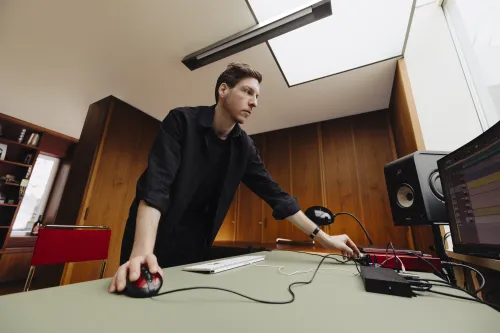 dennis bajer audio engineer at work